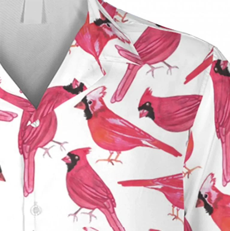 Red Cardinal Bird Hawaii T-shirt, Jesus Clothing, Aloha Shirt For Mens, Womens