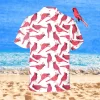 Red Cardinal Bird Hawaii T-shirt, Jesus Clothing, Aloha Shirt For Mens, Womens