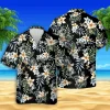 Black Floral 3d Hawaii Shirt, Father's Day Gift, Aloha Shirt For Mens, Womens