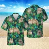 British Longhaired Cats Green Hawaii T-shirt, Summer Outfit For Her, Aloha Shirt For Mens, Womens