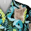 Longhair Kittens Neon Hawaii T-shirt, Cat Mom Gift, Aloha Shirt For Mens, Womens