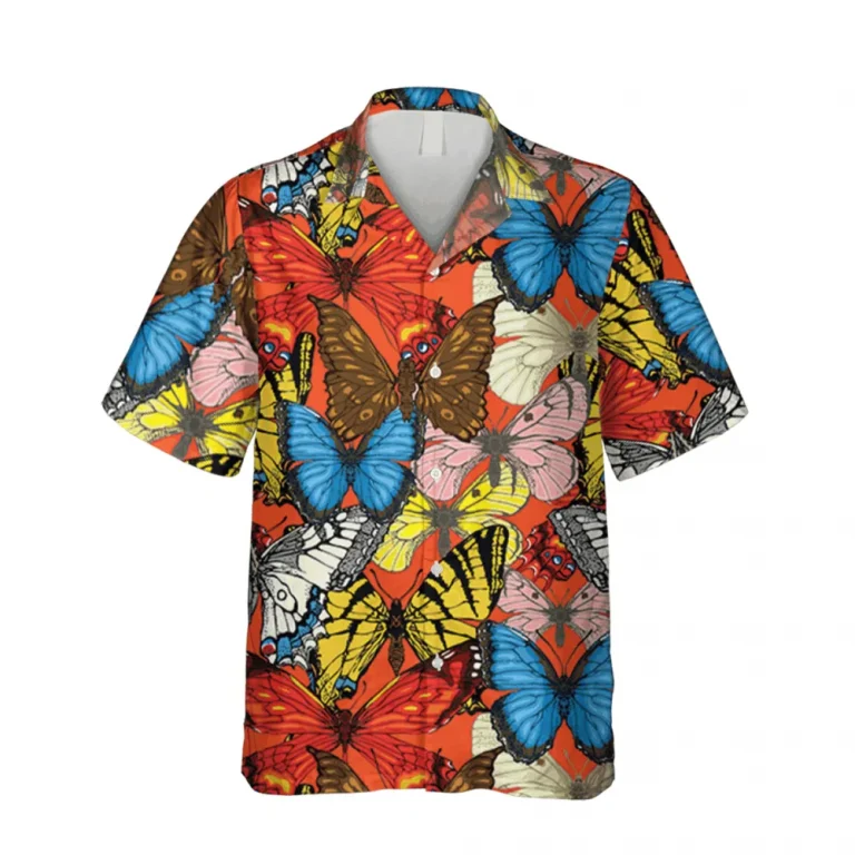 3d Butterflies Hawaiian Shirt, Aloha Clothing, Aloha Shirt For Mens, Womens
