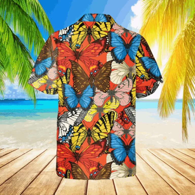 3d Butterflies Hawaiian Shirt, Aloha Clothing, Aloha Shirt For Mens, Womens