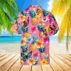 Pink Butterfly Hawaiian Shirt, Gift For Wife, Aloha Shirt For Mens, Womens