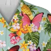 Butterflies And Pineapple Hawaii Shirt, Fruits Summer Shirt, Aloha Shirt For Mens, Womens