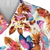 Pink Butterflies Hawaii T-shirt, Travel Outfit For Him, Aloha Shirt For Mens, Womens