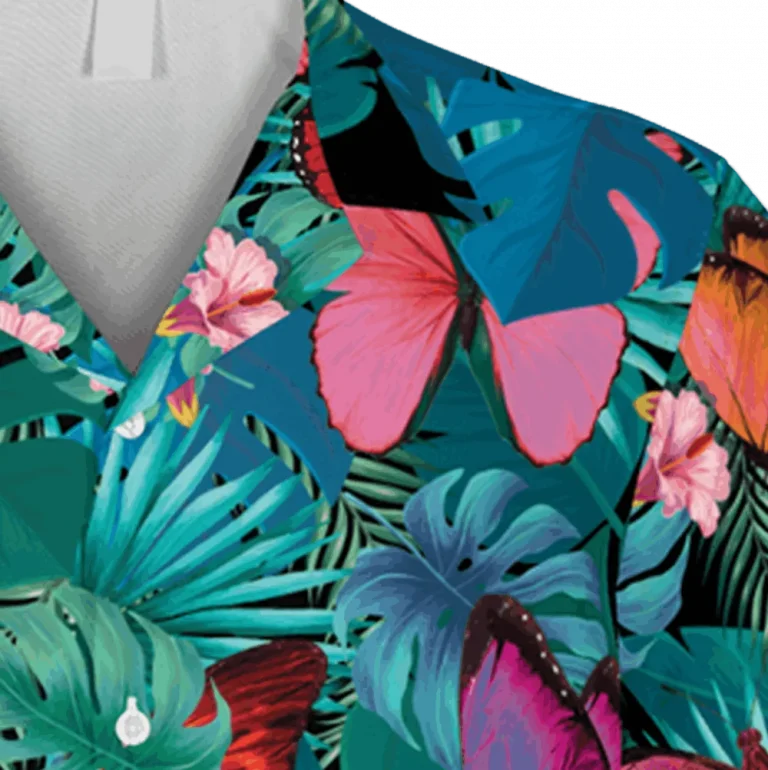 Butterflies Hawaii Shirt, Beach Shirt For Her, Aloha Shirt For Mens, Womens