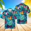 Butterfly Tropical Leaves Hawaii Shirt, Gift For Her, Aloha Shirt For Mens, Womens