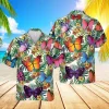 Tropical Butterfly 3d Hawaiian Shirt, Mother's Day Gift, Aloha Shirt For Mens, Womens