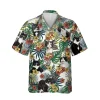 Tuxedo Cats Vintage Hawaiian T-shirt, Magnum Pi Hawaiian Shirt, Aloha Shirt For Mens, Womens