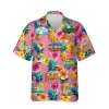 Recreational Vehicles Hibicus Pink Hawaiian Shirt, Gift For Camping Lovers, Aloha Shirt For Mens, Womens