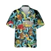 Camping Tropical Hawaii Shirt, Campfire Summer Clothing, Aloha Shirt For Mens, Womens