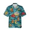 Funny Camping Hawaiian Shirt, Bear Camper T-shirt, Aloha Shirt For Mens, Womens