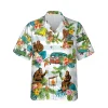 Bigfoot Goes Camping Hawaiian Shirt, Campfire Clothing, Aloha Shirt For Mens, Womens