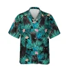 Tropical Plants Black Cats Hawaii Shirt, Kahala Shirts For Cat Lovers, Aloha Shirt For Mens, Womens