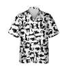 Black Cats Doodle Hawaii T-shirt, Aloha Shirt, Aloha Shirt For Mens, Womens