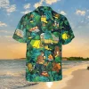 Camping With Beer Hawaiian T-shirt, Camping Tent Apparel, Aloha Shirt For Mens, Womens