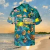 Camping Lovers Green Hawaii Shirt, Campife Shirt, Aloha Shirt For Mens, Womens