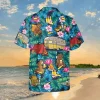 Floral Camping Hawaiian Shirt, Camping Rv Men T-shirt, Aloha Shirt For Mens, Womens