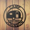 Personalized Camper Name Sign, Metal Sign Wall Decor, Metal Sign Outdoor, Indoor