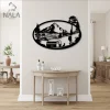 Go Camping Camper Vans Wall Decor, Camping Metal Wall Art, Wall Hanging, Gift For Camping Lovers