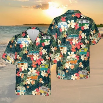 Camping Hawaiian Shirt, Campers Aloha 3d Clothing, Aloha Shirt For Mens, Womens