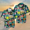 Floral Hibicus Camping Shirt, Summer Hawaii Shirt For Men, Aloha Shirt For Mens, Womens