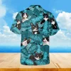 Tuxedo Cats Tropical Hawaii T-shirt, Gift For Cat Lovers, Aloha Shirt For Mens, Womens