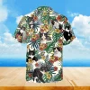 Tuxedo Cats Vintage Hawaiian T-shirt, Magnum Pi Hawaiian Shirt, Aloha Shirt For Mens, Womens