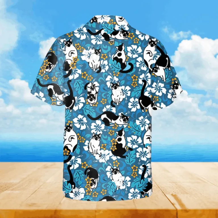 Floral Tuxedo Vector Hawaii Shirt, Tommy Bahama Shirts, Aloha Shirt For Mens, Womens