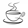 Coffee Cup Metal Bar Sign, Housewarming Steel Wall Art