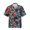 Corlorful Hibicus Hawaii Shirt, 3d Clothing, Gift For Boyfriend, Aloha Shirt For Mens, Womens