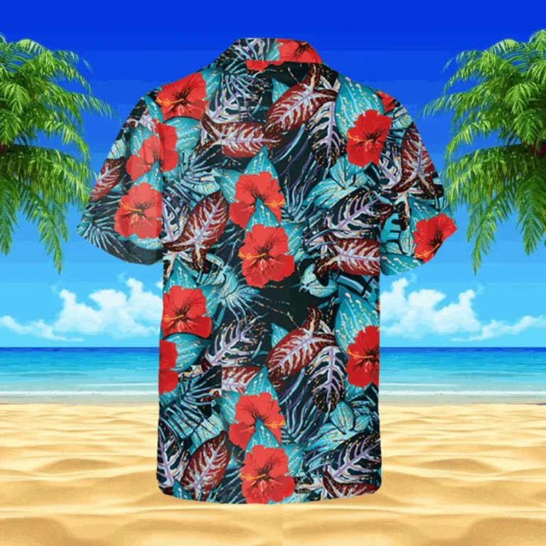 Corlorful Hibicus Hawaii Shirt, 3d Clothing, Gift For Boyfriend, Aloha Shirt For Mens, Womens