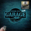 Personalized Your Car Metal Sign With Led Lights, Custom Car Silhouette Signs For Garage, Car Name Sign, Garage Metal Sign, Man Cave, Mechanic Gift