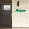 Northern Pike Fish Colorful Metal Art, Northern Pike Iron Accent For Him