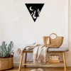 Wild Scene At Night Metal Sign, Nature Lovers Home Plaque
