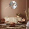 Nature Night Metal Wall Art Design, Round Decor For Mother