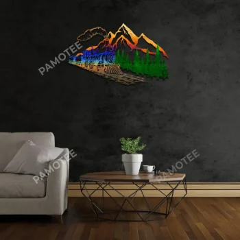 Train Express Metal Art, Train Driver Gift For Father