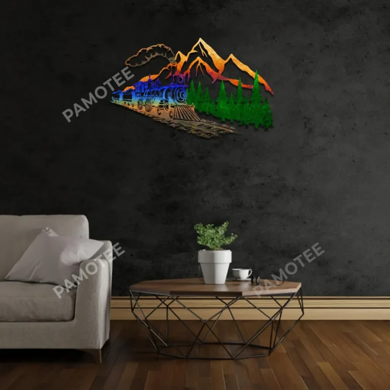 Train Express Metal Art, Train Driver Gift For Father