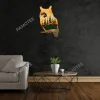 Night Owl Color Metal Art, Night Owl Bedroom Decoration