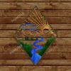Mountainous Scene Metal Wall Art For Living Room, Housewarming Gift For Dad