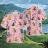 Cute Dinosaur Drinking Beer Hawaiian Shirts For Men Women, Dinosaur Summer Beach Shirts, Tropical Button Down Short Sleeve Shirt, Summer Aloha Shirt