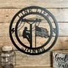 Lineman Sign - Gift For Lineman, Cut Metal Sign, Metal Wall Art, Metal House Sign