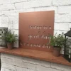 Today Is A Good Day For A Good Day Sign, Cut Metal Sign, Metal Wall Art, Metal House Sign