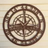 Gps Coordinates Personalized Family Name ,metal Monogram Sign, Door Hanger, Metal Decorative Wall Art