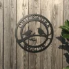 Bird Lover Yard Or Garden Metal Sign, Cut Metal Sign, Metal Wall Art, Metal House Sign