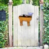 Sheep And Field Metal Sign, Sheep, Livestock Backyard Decoration