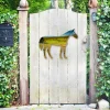 Horse On Farm Printed Metal Wall Decoration, Horse Rider Housewarming Accent