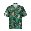 Tropical Funny Maine Coon Cat Hawaii Shirt, Aloha 3d Clothing, Aloha Shirt For Mens, Womens