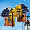American Flag Electrician Hawaiian Shirt, Electrical Worker Summer Beach Shirt,electrician Button Down Short Sleeve Shirt,gift For Dad Husband Worker